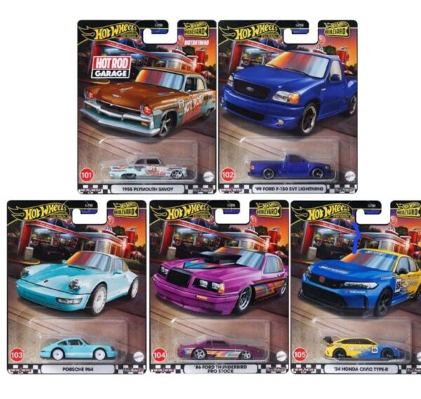 Hot wheels 2024 Boulevard GJT68-956W  Complete set of 5 (101-105)