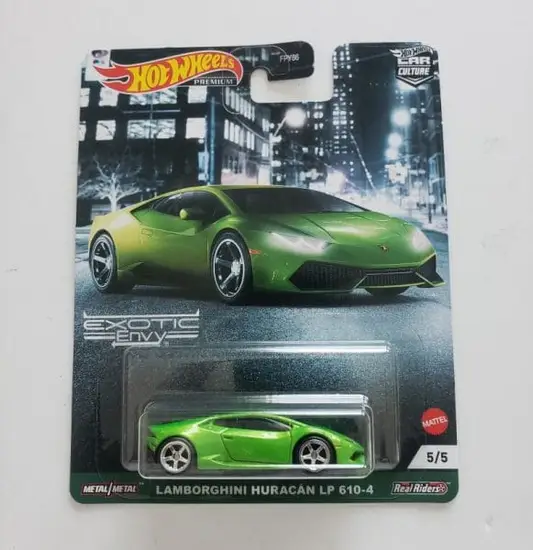 Hot Wheels 2021 Car Culture Exotic Envy 5 of 5 Lamborghini Huracan LP 610-4 GRJ74