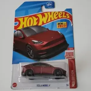 Hot Wheels 2023 HW Green Speed 1 of 10 Tesla Model Y red HKL53 Target Red Edition