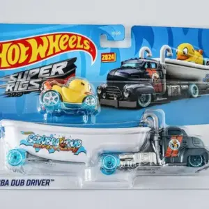 Hot wheels 2024 Super Rigs Scrubba Dub Driver w/duck n roll HVD84