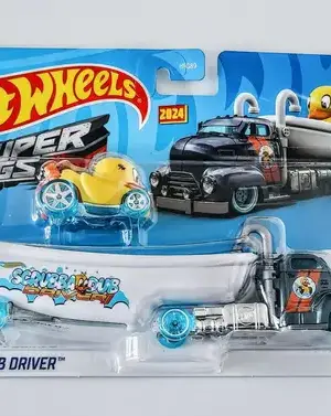Hot wheels 2024 Super Rigs Scrubba Dub Driver w/duck n roll HVD84