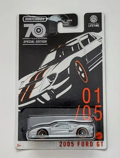 Matchbox 2023 70th anniversary special edition 1 of 5 - Ford GT HLM63