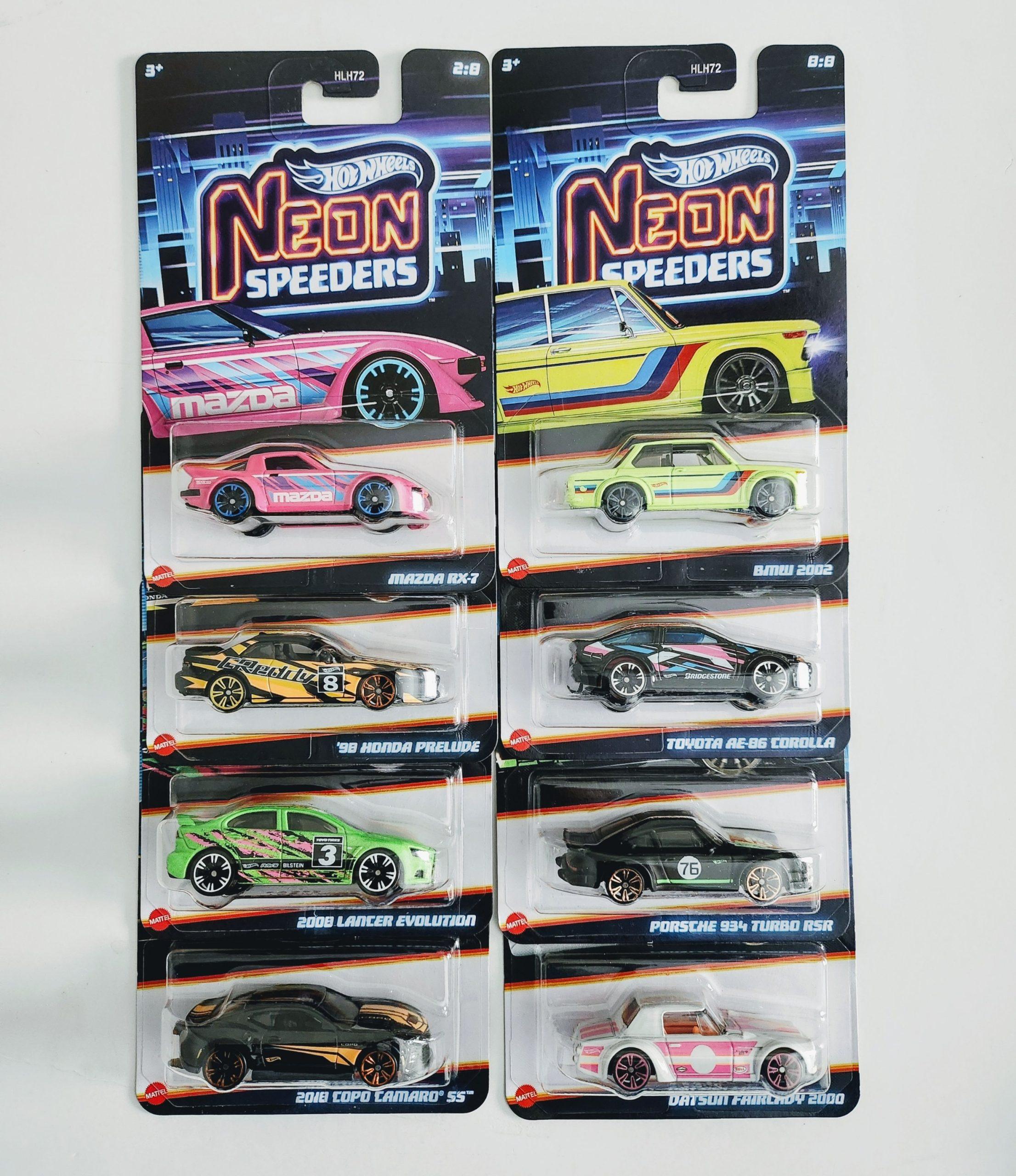 Hot wheels Silver series 2025 Neon Speeders HLH72-956E Complete