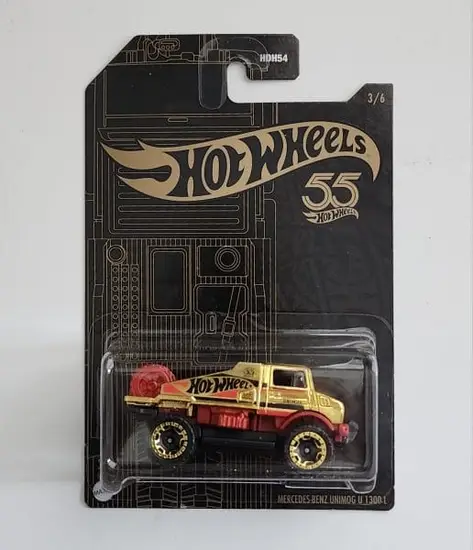Hot wheels 2023 55th anniversary mix 2 complete set 5 w/chase HDH54-956D