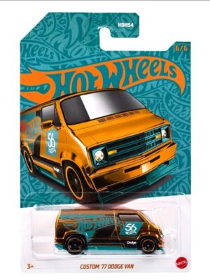 2025/10/1000005601.jpg Hot wheels 2024 56th anniversary series mix 2 - Custom 1977 Dodge Van (chase) HVX09