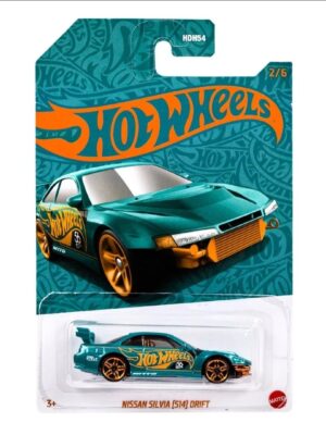 2025/10/1000005604.jpg Hot wheels 2024 56th anniversary series mix 2 - Nissan Silva (S14) Drift teal and chrome
