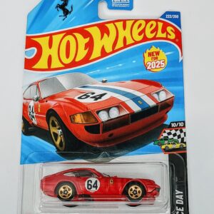 Hot wheels 2025 HW Race Day Ferrari 365 GTB4 Competizione red Hot wheels 2025 HW Race Day Ferrari 365 GTB4 Competizione red