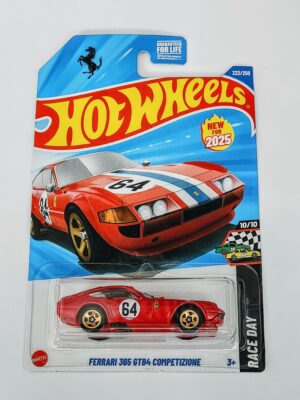 Hot wheels 2025 HW Race Day Ferrari 365 GTB4 Competizione red