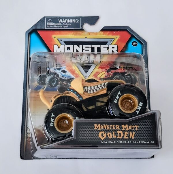 Monster jam series 31 Ruff crowd Monster Mutt Golden #20142957
