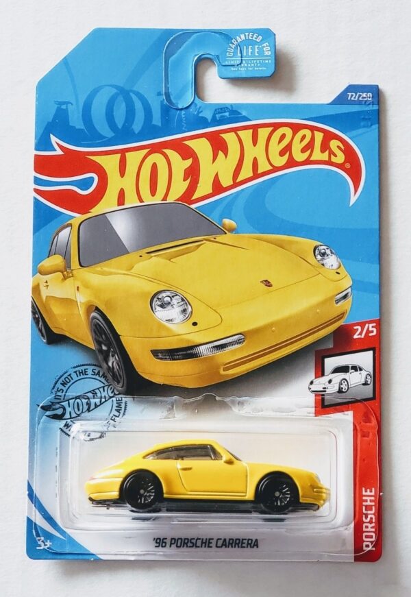 Hot Wheels 2020 Porsche Series 1996 Porsche Carrera (yellow) GHF18