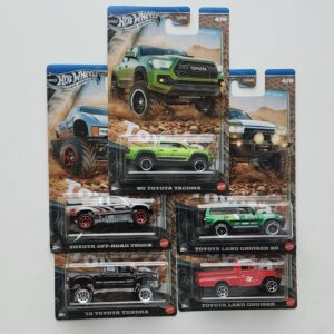 Hot wheels Silver series 2025 Toyota truck series (Walmart exclusive) complete set of 5 GDG44-957N