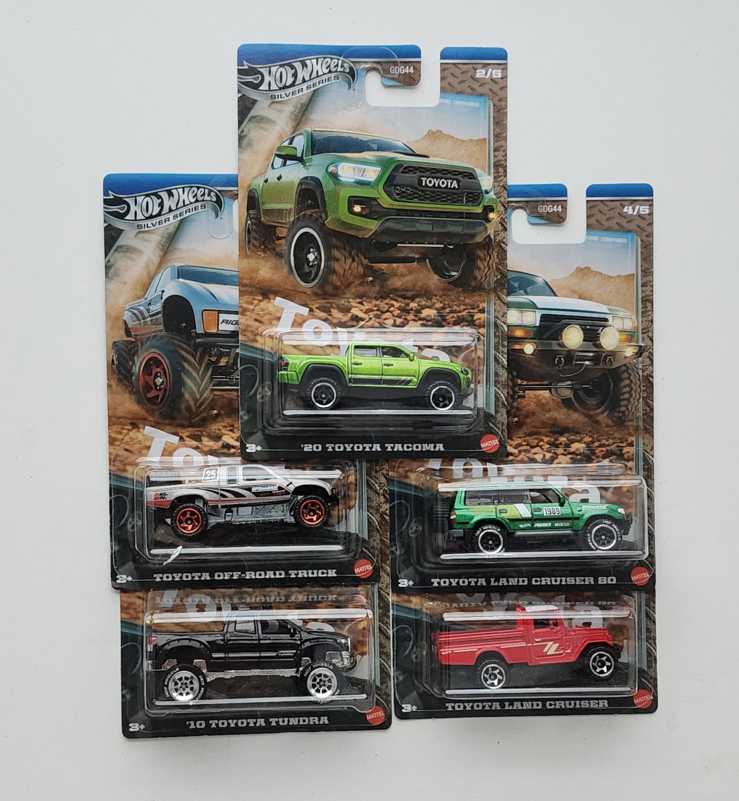 Hot wheels Silver series 2025 Toyota truck series (Walmart