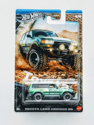 Hot wheels silver series 2025 toyota truck series 4-of-5 Toyota landcruiser green jcb74