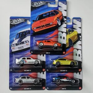 Hot Wheels Silver Series 2025 BMW Anniversary Series Complete Set of 5