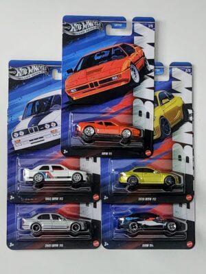Hot wheels Silver series 2025 BMW Series complete set of 5 GRT01-956N