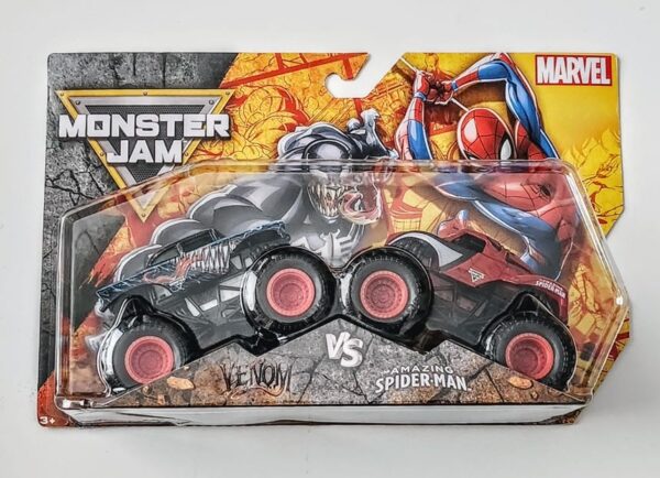 Monster jam Marvel series 2 pack - Amazing Spiderman vs Venom 20152834