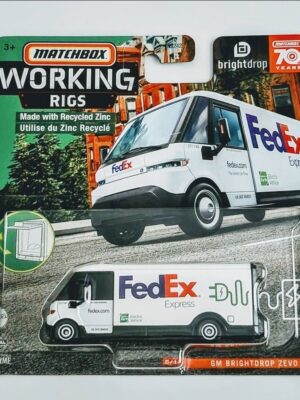 Matchbox Working Rigs FedEx EV delivery truck by Brightdrop