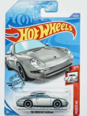 Hot Wheels 2020 Porsche Series 1996 Porsche Carrera Kroger Exclusive gray GHG59