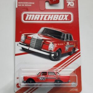 Matchbox 2023 Target Red Edition 4 of 6 Mercedes-Benz 220 SE Sedan red HMB64 Matchbox 2023 Target Red Edition 4 of 6 Mercedes-Benz 220 SE Sedan red HMB64