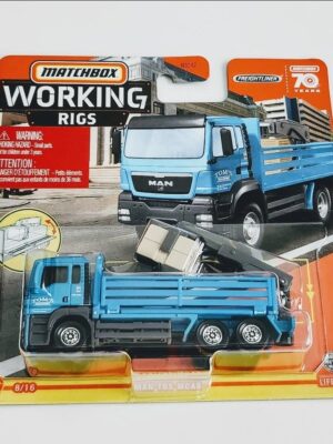 Matchbox 2023 Working Rigs 8 of 16 Man TGS MCAB blue HLM95