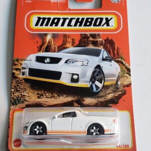 Matchbox 2021 Mbx Off Road 64 of 100 – 2008 Holden VE UTE SSV white 70th anniversary GXN79