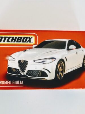 Matchbox 2021 Power Grabs MBX City 47 of 100 2016 Alfa Romeo Guilia white DNK70
