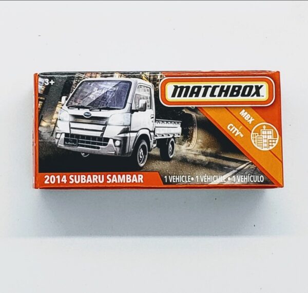 Matchbox 2020 Power Grabs MBX City 2014 Subaru Sambar MB1188