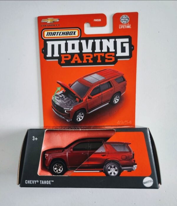 Matchbox 2024 Moving Parts Chevy Tahoe Red HVN17