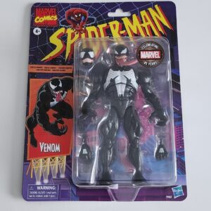 Marvel legends Retro Spiderman - Marvel Comics Venom 6 inch F9807 (Walmartcon Exclusive)