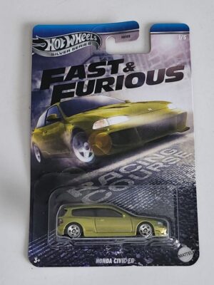 Hot wheels 2025 Fast and Furious Walmart Racing Course 1 of 5 Honda Civic EG green JBY39