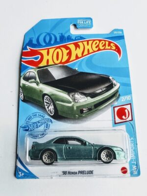 Hot Wheels 2021 HW J-Imports 1998 Honda Prelude GTD34 Green (Dollar General)