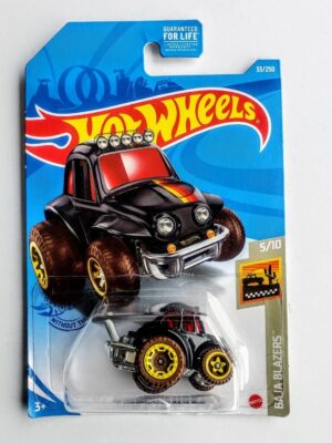Hot Wheels 2021 Baja Blazers 1970 Volkswagen Baja Bug Black- Dollar General GTD35