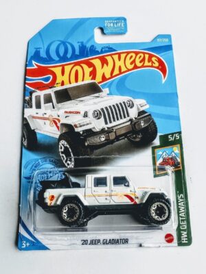 Hot Wheels 2021 HW Get Aways 2020 Jeep Gladiator ( White - Dollar General ) GTD33