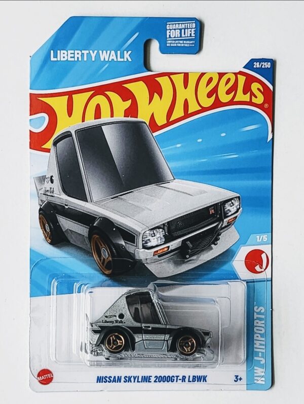 Hot wheels 2025 HW J-imports Nissan Skyline 2000GT-R LBWK gray Kroger exclusive