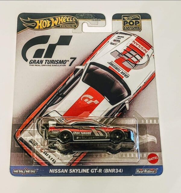 Hot wheels 2025 Pop Culture  Gran Turismo 7 Nissan Skyline GT-R (BNR34) HKC28