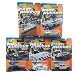 Hot wheels 2024 Fast and furious Walmart HW Decades of Fast Complete set of 5