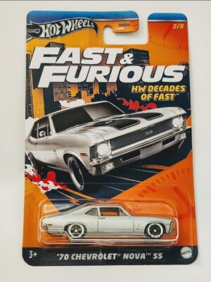 Hot wheels Fast and furious Walmart HW Decades of Fast 2 of 5 Volkswagen Jetta MK3 white