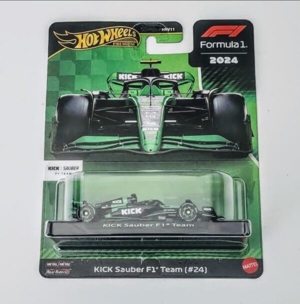 Hot wheels Premium 2025 Formula 1 Kick Sauber F1 Team green HRV11