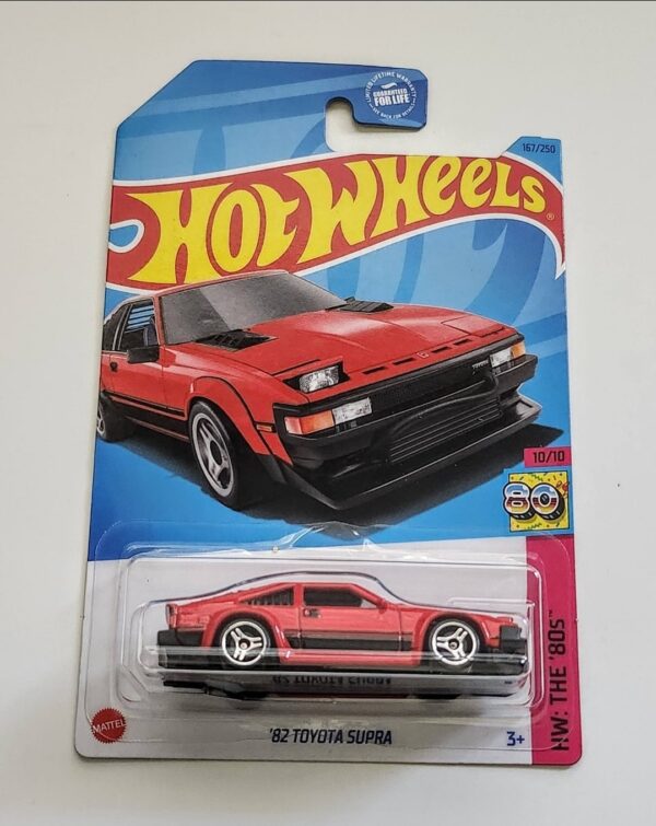 Hot wheels 2023 HW the 80's 10 of 10 - 1982 Toyota Supra red HKG87