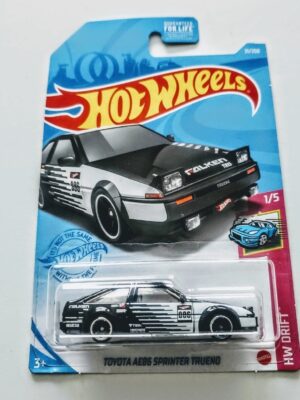 2025/10/1000017905.jpg Hot Wheels 2021 HW Drift 1 of 5 Toyota AE86 Sprinter Trueno GTC14 (Falken Tires Formula drift Panda)