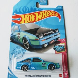 Hot Wheels 2021 HW Drift 1 of 5 Toyota AE86 Sprinter Trueno Falken Tires blue GTB26