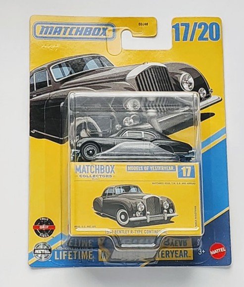 Matchbox 2025 Collector Series 1954 Bentley R-Type Continental black JCL32
