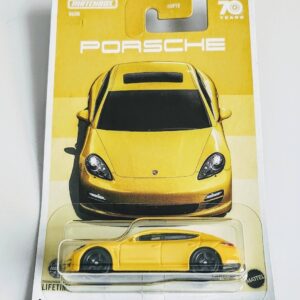 Matchbox 2023 Porsche Series 1 of 6 Porsche Panamera yellow HLM59 Matchbox 2023 Porsche Series 1 of 6 Porsche Panamera yellow HLM59