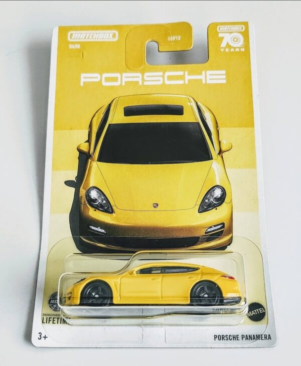 Matchbox 2023 Porsche Series 1 of 6 Porsche Panamera yellow HLM59