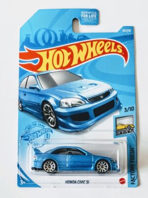 Hot Wheels 2021 Factory Fresh Honda Civic Si (blue) GRY27