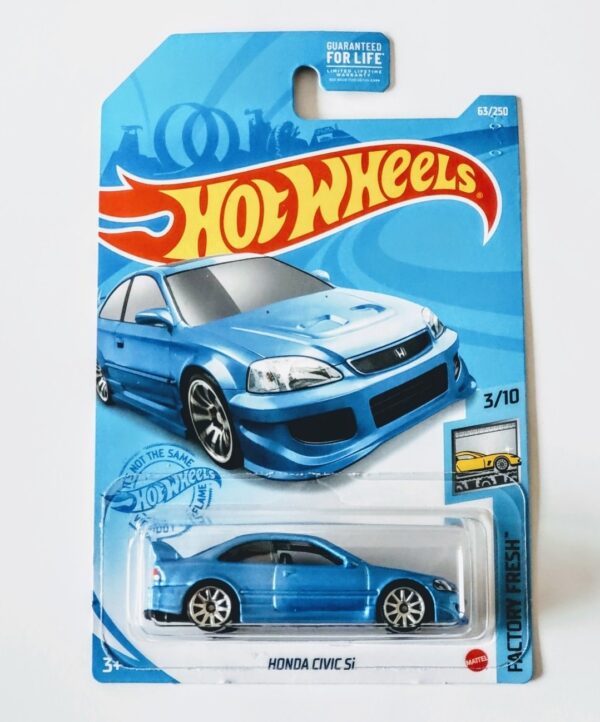 Hot Wheels 2021 Factory Fresh Honda Civic Si (blue) GRY27