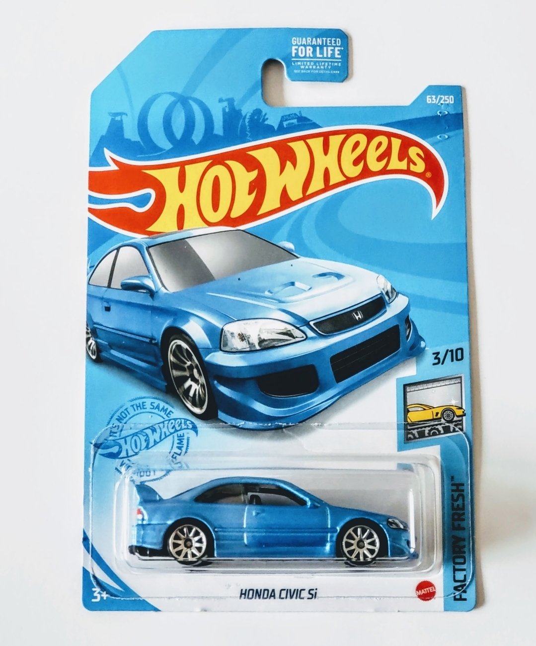 Hot Wheels 2021 Factory Fresh Honda Civic Si (blue) GRY27 - JTC