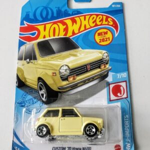 Hot Wheels 2021 HW J-Imports 7 of 10 Custom 1970 Honda N600 Yellow GRX33