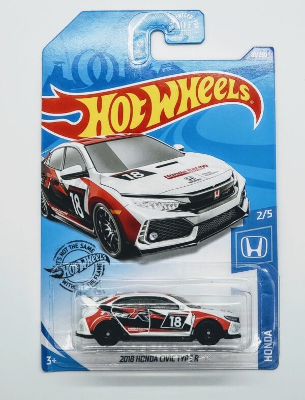 Hot Wheels 2020 Honda Series 2018 Honda Civic Type R white GHF50