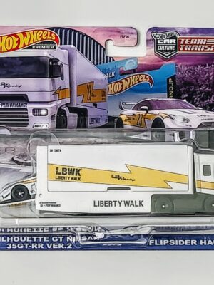 Hot Wheels Car Culture 2023 Team Transport #56 LB Silhouette GT Nissan 35GT-RR Ver.2 w/ Flipsider Hauler HKF37